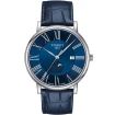 Tissot T122.423.16.043.00 Carson - Мъжки ръчен часовник с кварцов механизъм - корпус от Стомана - Естествена кожа - цвят Син Син