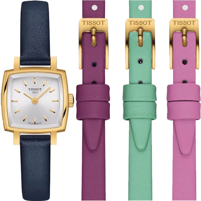 Дамски ръчен часовник с кварцов механизъм - корпус от Стомана - Естествена кожа - цвят Сребрист Розов