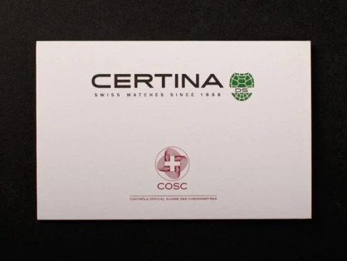 Certina C033.051.11.118.00 DS-8 - Дамски ръчен часовник с кварцов механизъм - корпус от Стомана - Стоманена верижка - цвят Седеф Сив