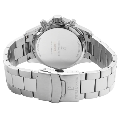 Мъжки ръчен часовник с кварцов механизъм - корпус от Стомана - Стоманена верижка - цвят Син Сив