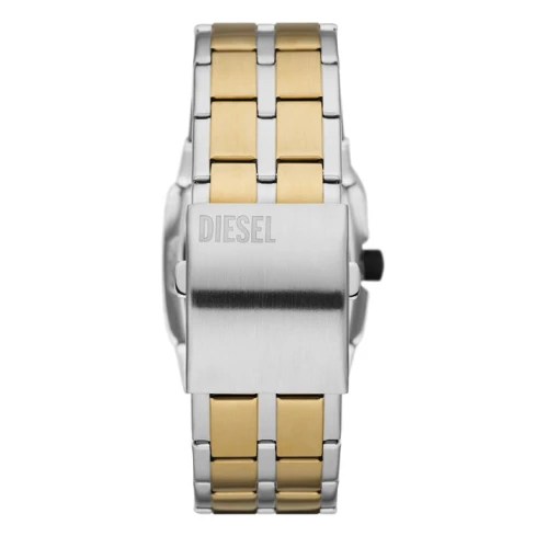 Мъжки ръчен часовник с кварцов механизъм - корпус от Стомана - Стоманена верижка - цвят Черен Злато