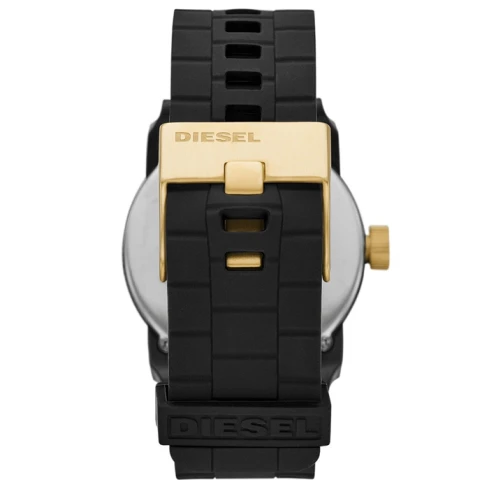 Мъжки ръчен часовник с кварцов механизъм - корпус от Стомана - Стоманена верижка - цвят Черен Черен