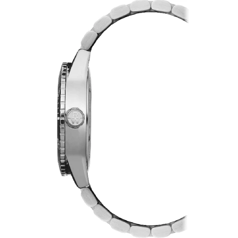 Мъжки ръчен часовник с кварцов механизъм - корпус от Стомана - Стоманена верижка - цвят Син Злато