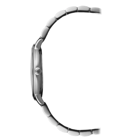 Мъжки ръчен часовник с кварцов механизъм - корпус от Стомана - Стоманена верижка - цвят Син Сив