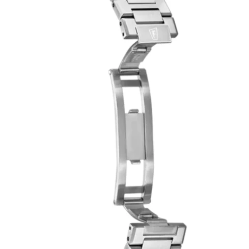 Мъжки ръчен часовник с кварцов механизъм - корпус от Стомана - Стоманена верижка - цвят Син Сив