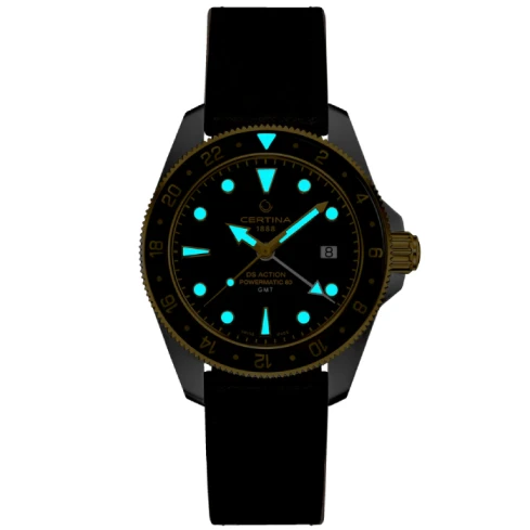 Мъжки ръчен часовник с автоматичен механизъм - корпус от Стомана - Естествена кожа - цвят Черен Кафяв