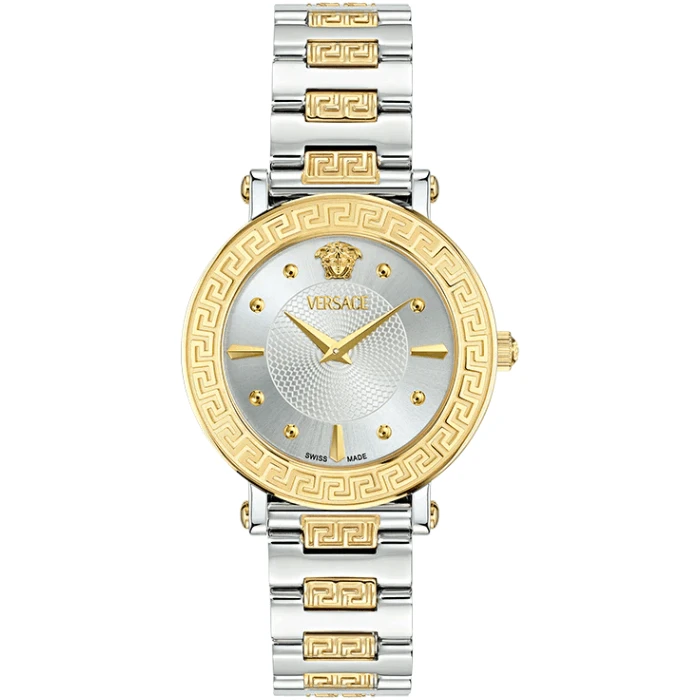 Дамски ръчен часовник с кварцов механизъм - корпус от Стомана - Стоманена верижка - цвят Сребрист Сив