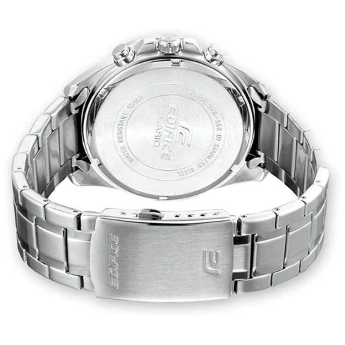 Мъжки ръчен часовник с кварцов механизъм - корпус от Стомана - Стоманена верижка - цвят Син Сив