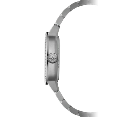 Дамски ръчен часовник с автоматичен механизъм - корпус от Стомана - Стоманена верижка - цвят Син