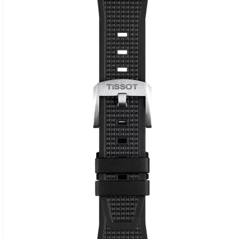 Мъжки ръчен часовник с кварцов механизъм - корпус от Стомана - Каучук - цвят Син Черен