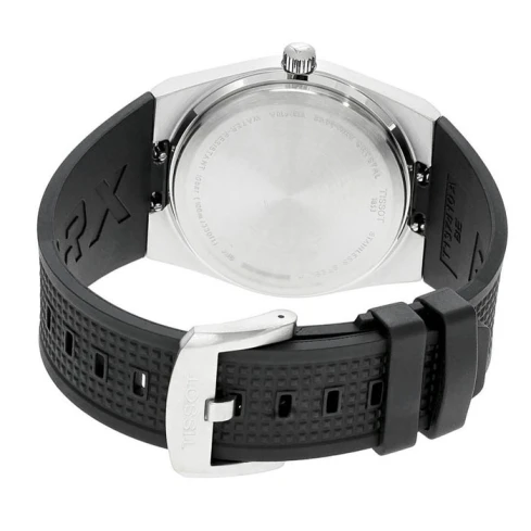 Мъжки ръчен часовник с кварцов механизъм - корпус от Стомана - Каучук - цвят Син Черен