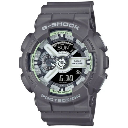 Мъжки ръчен часовник с кварцов механизъм - корпус от Полимер - Полимер - цвят Черен Сив