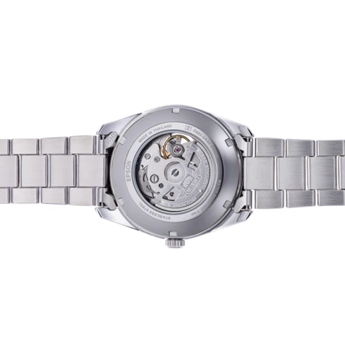 Мъжки ръчен часовник с механичен механизъм - корпус от Стомана - Стоманена верижка - цвят Син Син