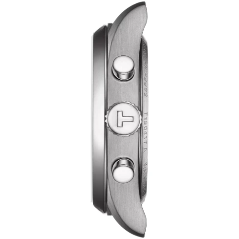 Мъжки ръчен часовник с кварцов механизъм - корпус от Стомана - Стоманена верижка - цвят Син Сив