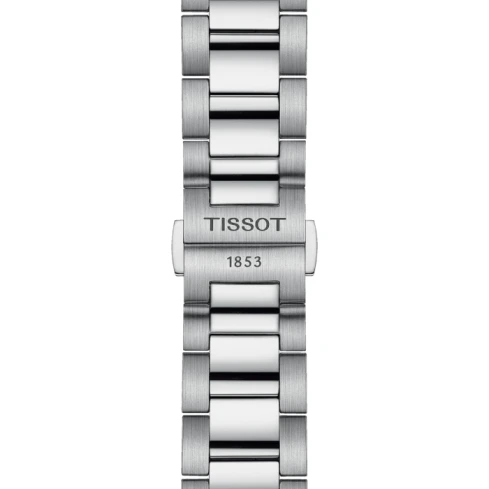 Мъжки ръчен часовник с кварцов механизъм - корпус от Стомана - Стоманена верижка - цвят Син Сив