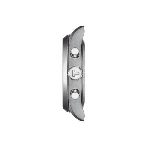 Мъжки ръчен часовник с кварцов механизъм - корпус от Стомана - Стоманена верижка - цвят Син Сив