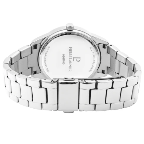 Дамски ръчен часовник с кварцов механизъм - корпус от Стомана - Стоманена верижка - цвят Сребрист Сив