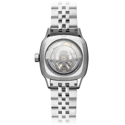 Мъжки ръчен часовник с автоматичен механизъм - корпус от Стомана - Стоманена верижка - цвят Син