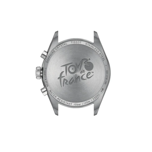 Мъжки ръчен часовник с кварцов механизъм - корпус от Стомана - Стоманена верижка - цвят Черен Жълт