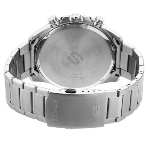 Мъжки ръчен часовник с кварцов механизъм - корпус от Стомана - Стоманена верижка - цвят Черен Сив