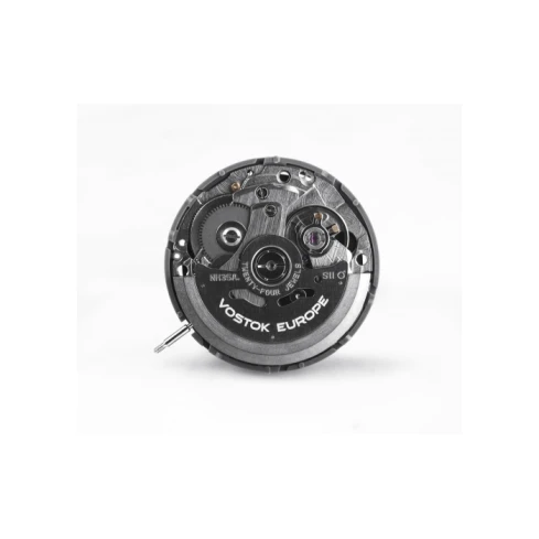 Мъжки ръчен часовник с автоматичен механизъм - корпус от Стомана - Естествена кожа - цвят Син