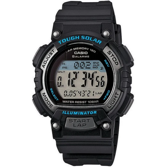 Мъжки ръчен часовник с кварцов механизъм - корпус от Полимер - Полимер - цвят Сив Черен