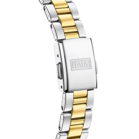 Дамски ръчен часовник с кварцов механизъм - корпус от Стомана - Стоманена верижка - цвят Злато Злато