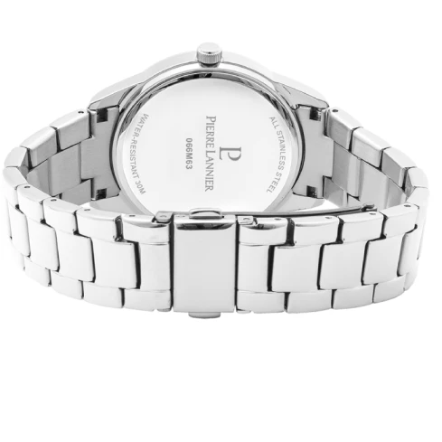 Дамски ръчен часовник с кварцов механизъм - корпус от Стомана - Стоманена верижка - цвят Черен Сив