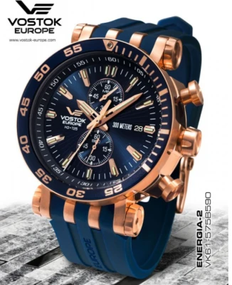 Мъжки ръчен часовник с кварцов механизъм - корпус от Стомана - Естествена кожа - цвят Син Зелен