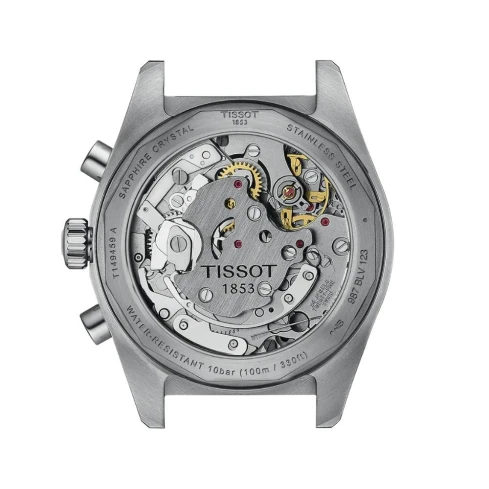 Мъжки ръчен часовник с механичен механизъм - корпус от Стомана - Стоманена верижка - цвят Черен Сив