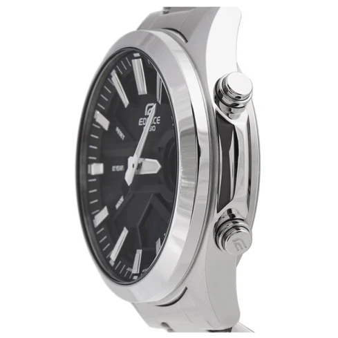 Мъжки ръчен часовник с кварцов механизъм - корпус от Стомана - Стоманена верижка - цвят Син Сив