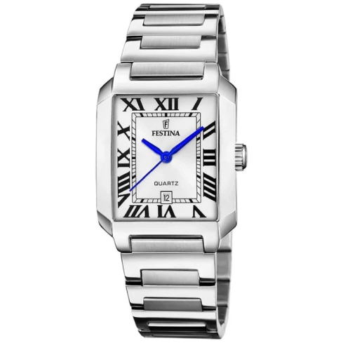 Дамски ръчен часовник с кварцов механизъм - корпус от Стомана - Стоманена верижка - цвят Бял Бял