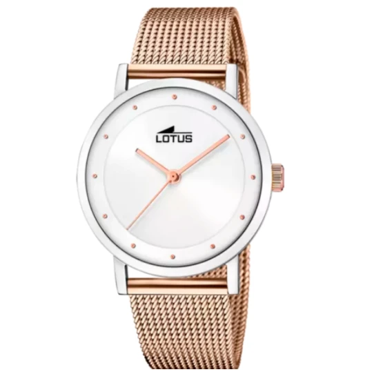 Дамски ръчен часовник с кварцов механизъм - корпус от Стомана - Меш - цвят Сребрист