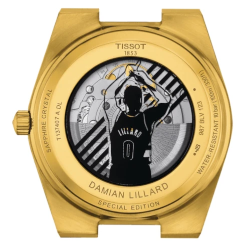 Мъжки ръчен часовник с автоматичен механизъм - корпус от Стомана - Стоманена верижка - цвят Черен Злато