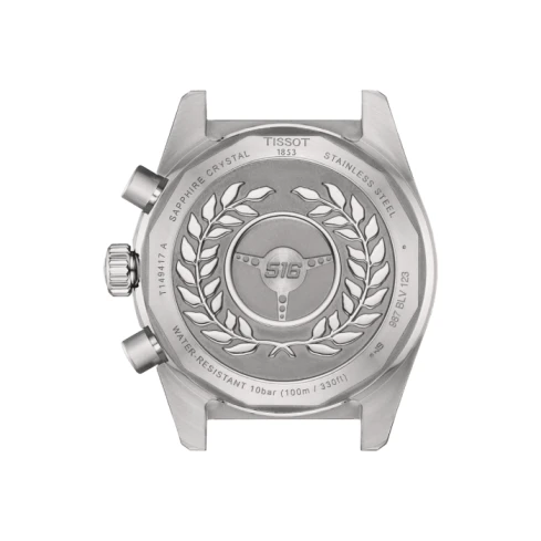 Мъжки ръчен часовник с кварцов механизъм - корпус от Стомана - Стоманена верижка - цвят Син Сив