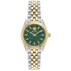 Дамски ръчен часовник с кварцов механизъм - корпус от Стомана - Стоманена верижка - цвят Зелен Злато