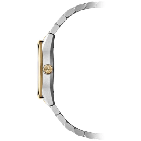 Мъжки ръчен часовник с автоматичен механизъм - корпус от Стомана - Стоманена верижка - цвят Син Сив