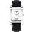 Дамски ръчен часовник с кварцов механизъм - корпус от Стомана - Естествена кожа - цвят Бял