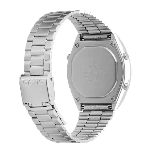 Унисекс ръчен часовник с кварцов механизъм - корпус от Полимер - Стоманена верижка - цвят Сив Сив