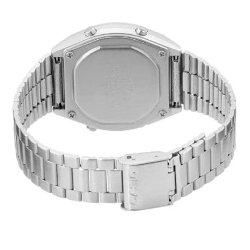 Унисекс ръчен часовник с кварцов механизъм - корпус от Полимер - Стоманена верижка - цвят Сив Сив