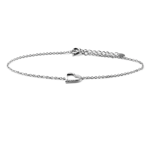 Дамски ръчен часовник с кварцов механизъм - корпус от Стомана - Стоманена верижка - цвят Бял