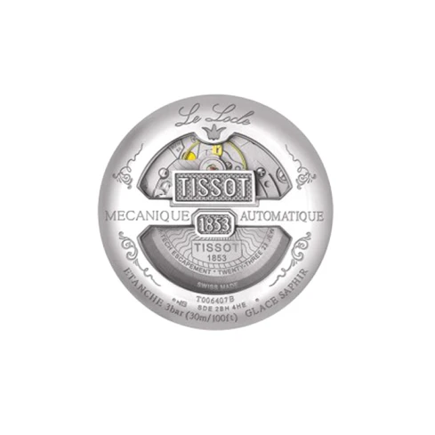 Мъжки ръчен часовник с автоматичен механизъм - корпус от Стомана - Естествена кожа - цвят Сребрист Черен