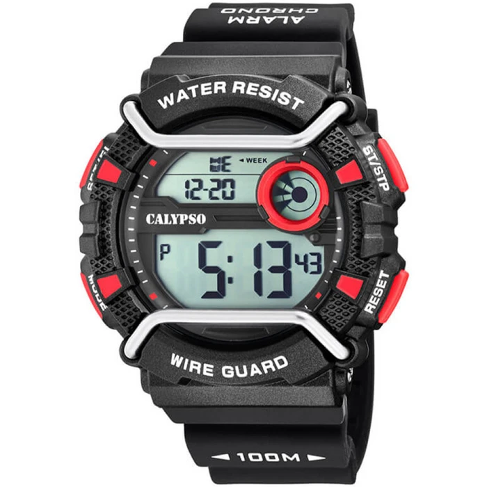 Унисекс ръчен часовник с кварцов механизъм - корпус от Полимер - Полимер - цвят Сив Черен